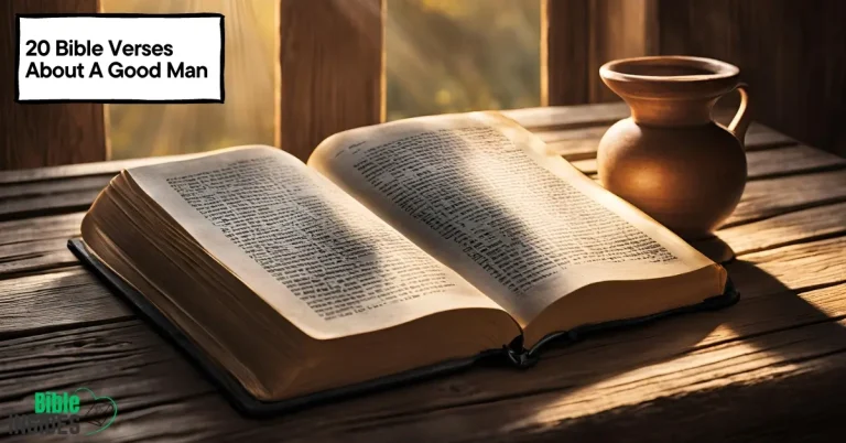 20 Bible Verses About A Good Man