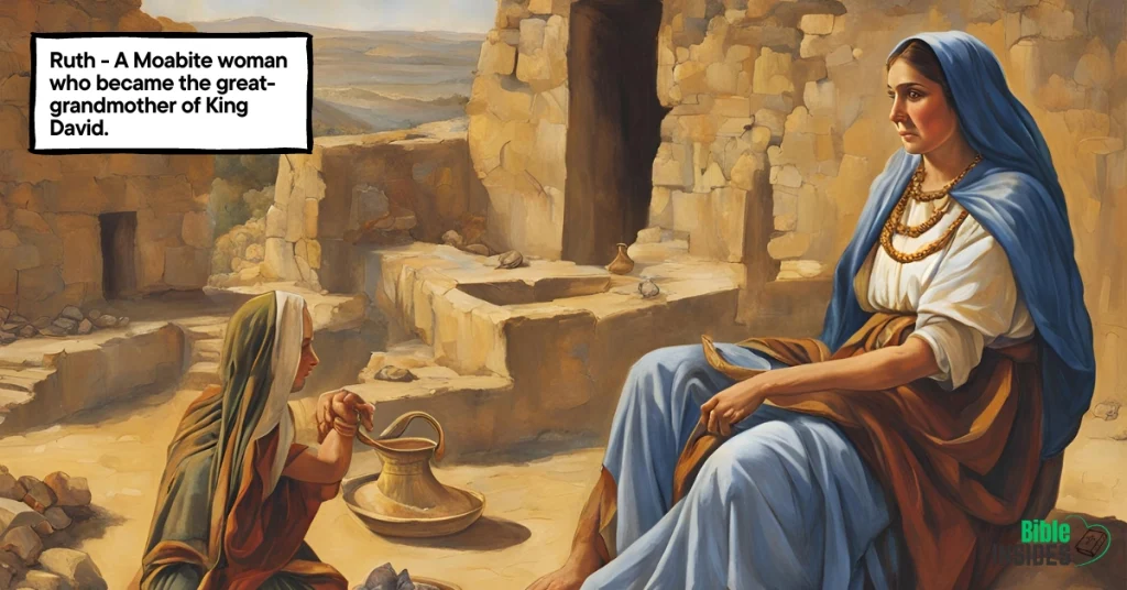 Ruth and Noami in the Holy Bible