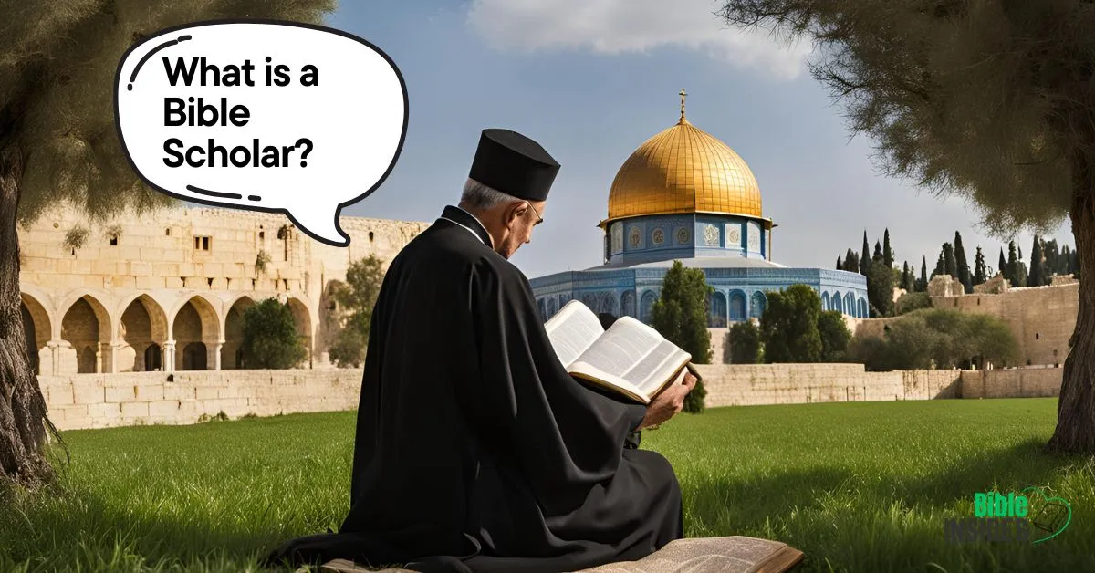 What is a Bible Scholar