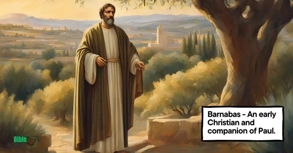 Barnabas in The Bible