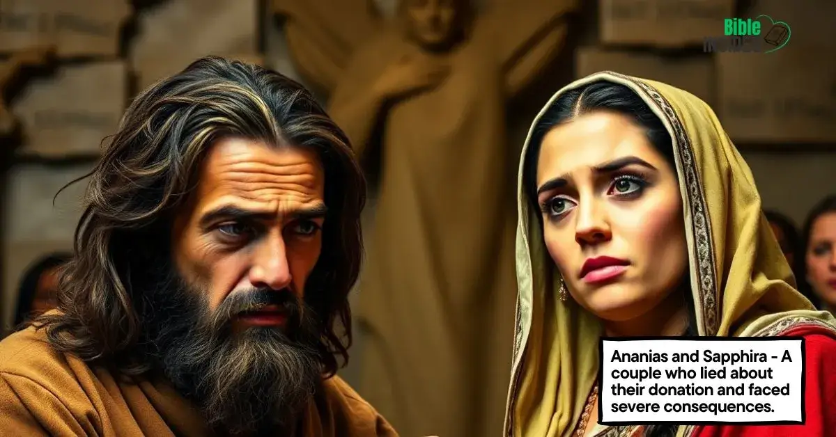 Ananias and Sapphira in The Bible