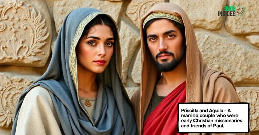 Aquila and Priscilla in the Bible Verses