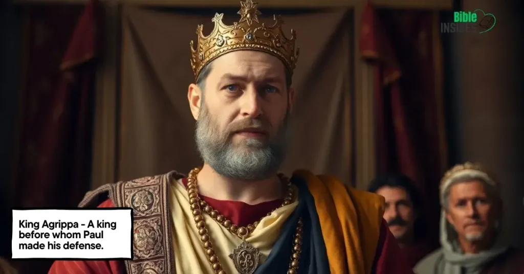 King Agrippa in the Bible Verses
